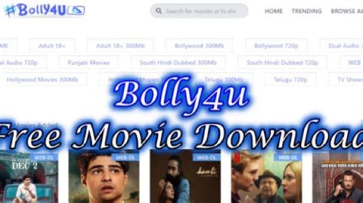 Bolly4u.org: Your Gateway to 300MB Movies and More