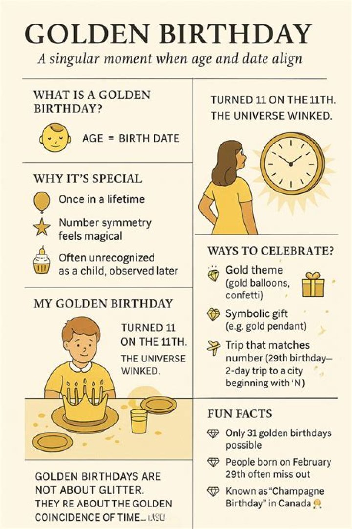 What's a Golden Birthday? Understanding the Significance and Celebration